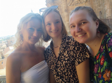 Selfies auf der Aussichtsplattform, doch wo ist die Aussicht…?